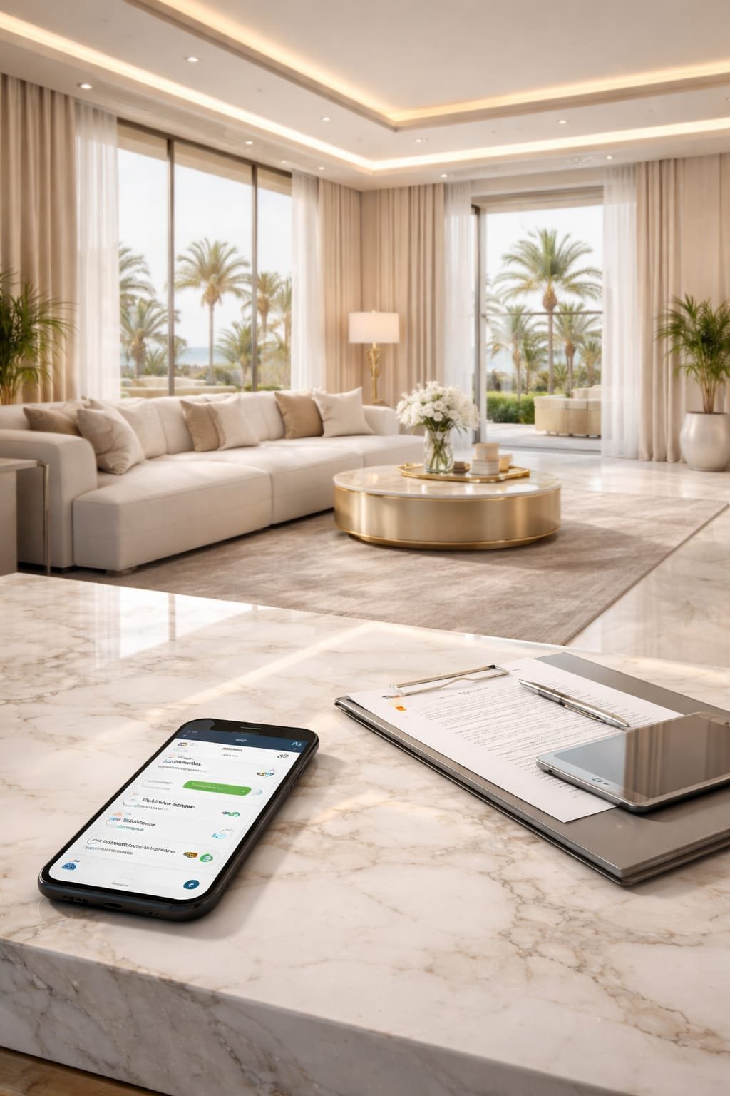 Modern well-maintained home interior